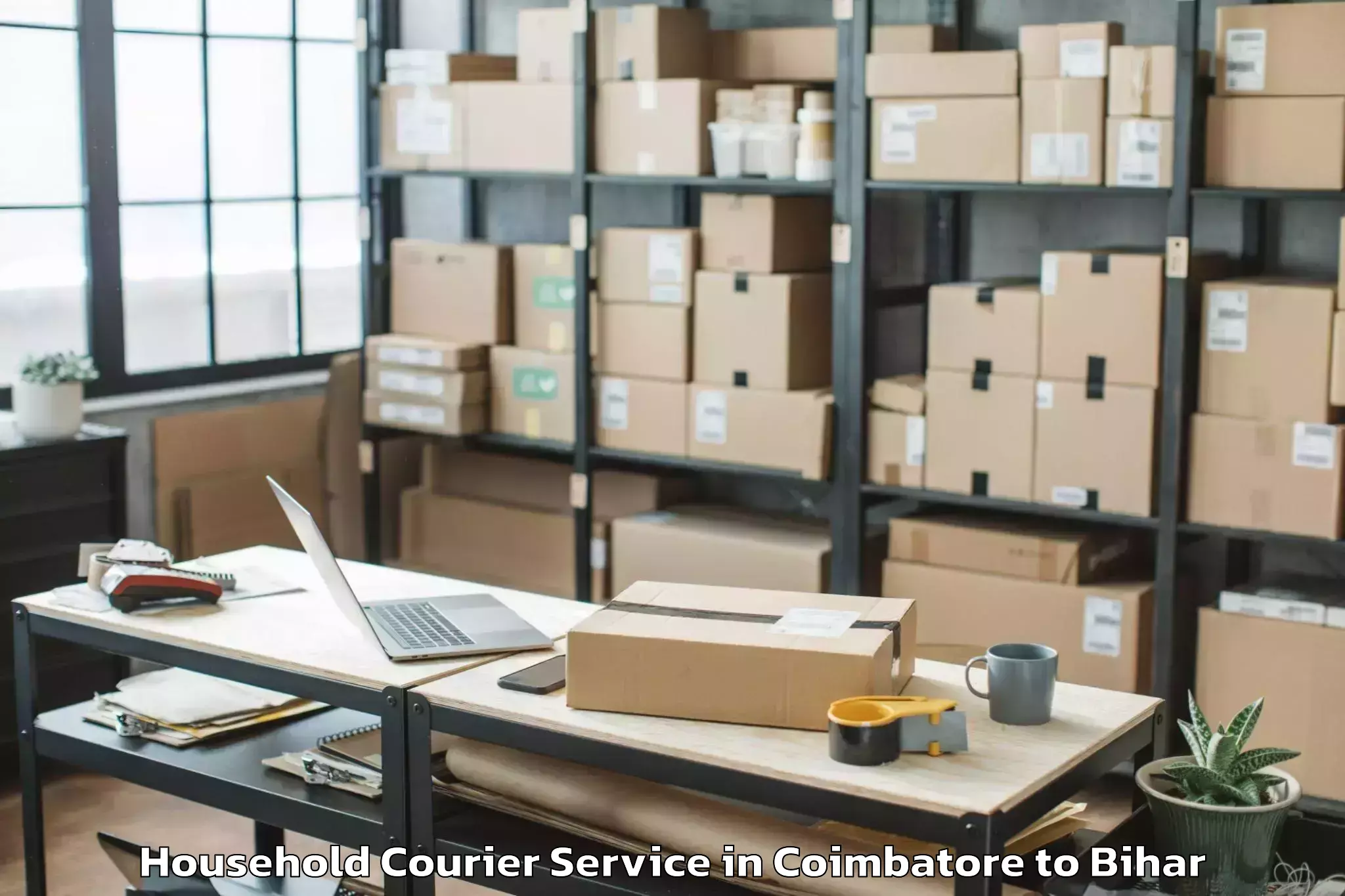 Affordable Coimbatore to Bathnaha Household Courier